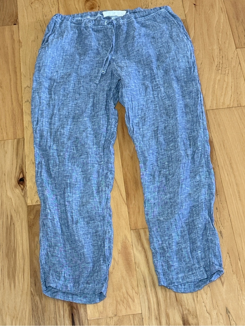 CP Shades Chambray Linen Drawstring pants